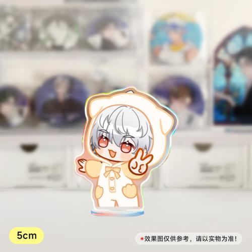 【屿泽×枫荷 贴贴】5cm镭射小粒牌 - 屿泽狗狗